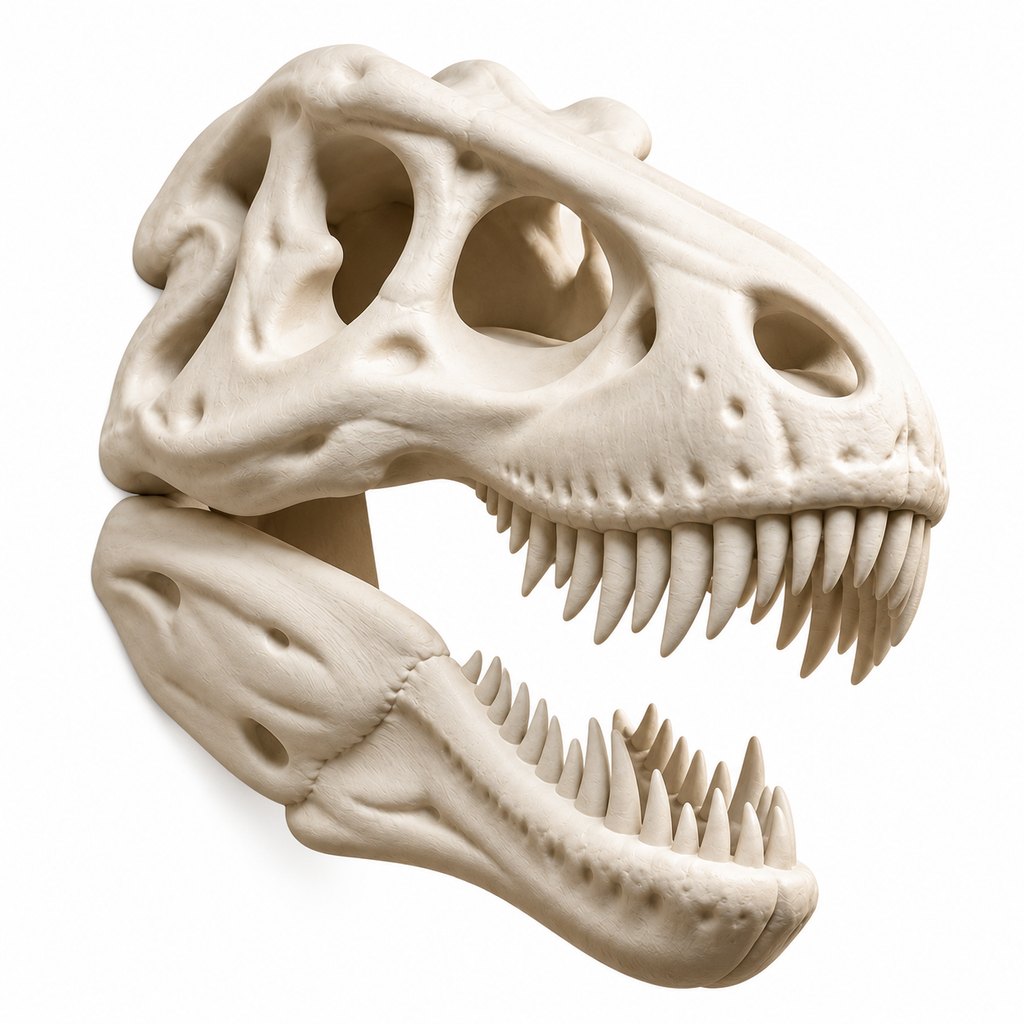 T-Rex Head Skull Wall Art – Tyrannosaurus Rex Dinosaur Wall Décor