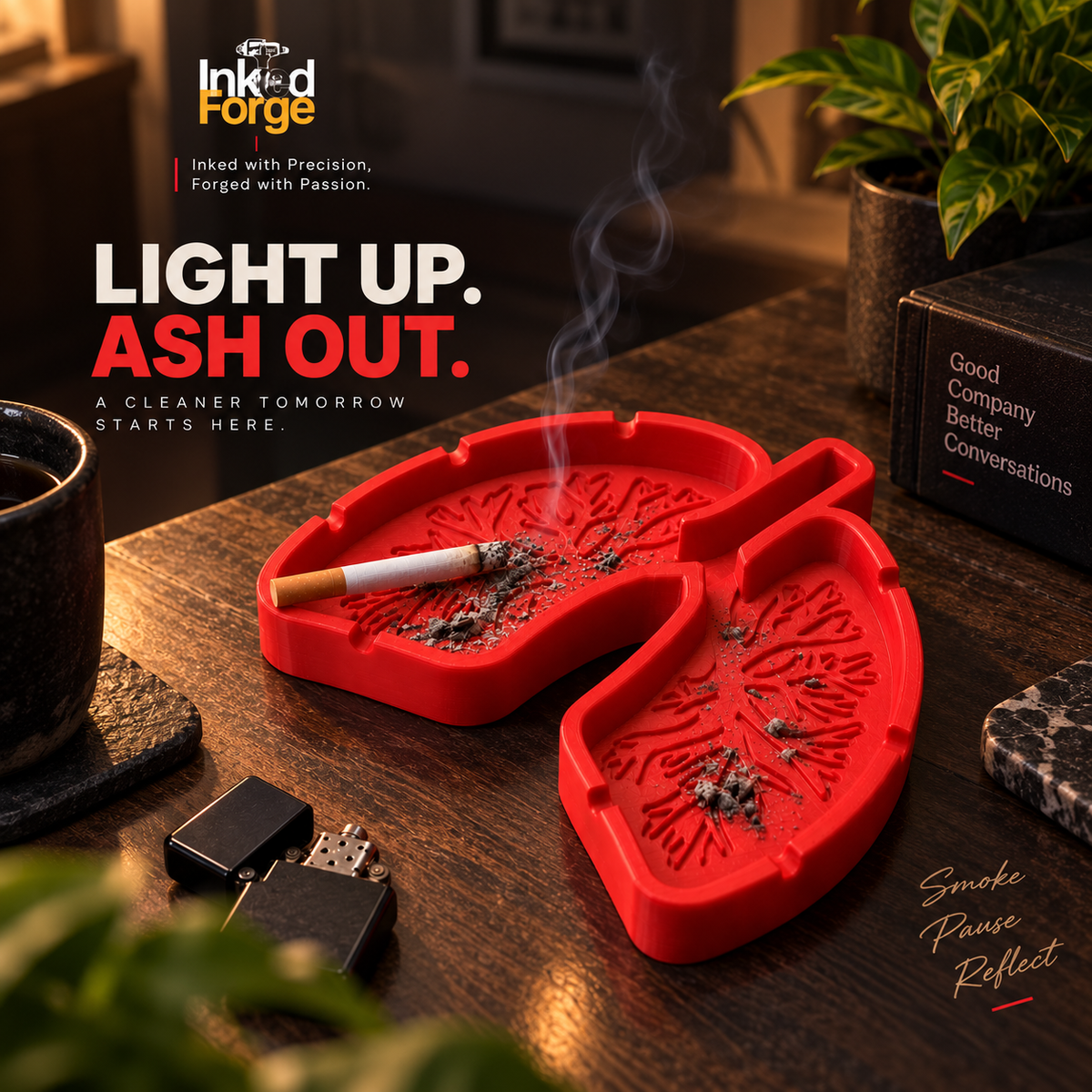 Lung Ash Tray – Anatomical Lung Shaped Ashtray