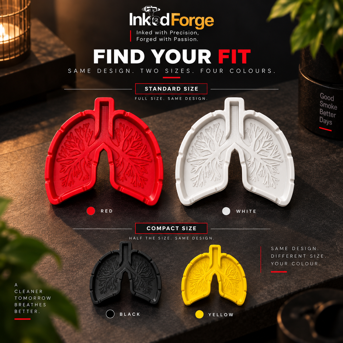 Lung Ash Tray – Anatomical Lung Shaped Ashtray