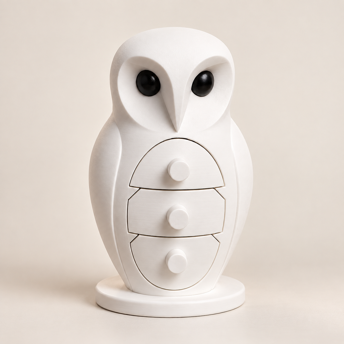 Owl Jewellery & Accessories Organizer – 3 Drawer Desktop Storage