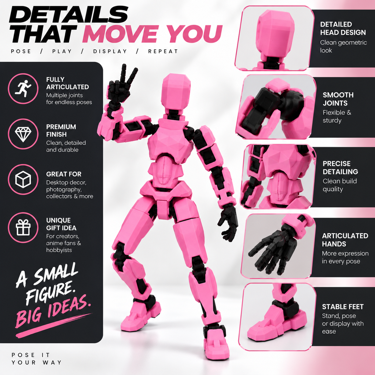 Articulated Poseable Robot Figure