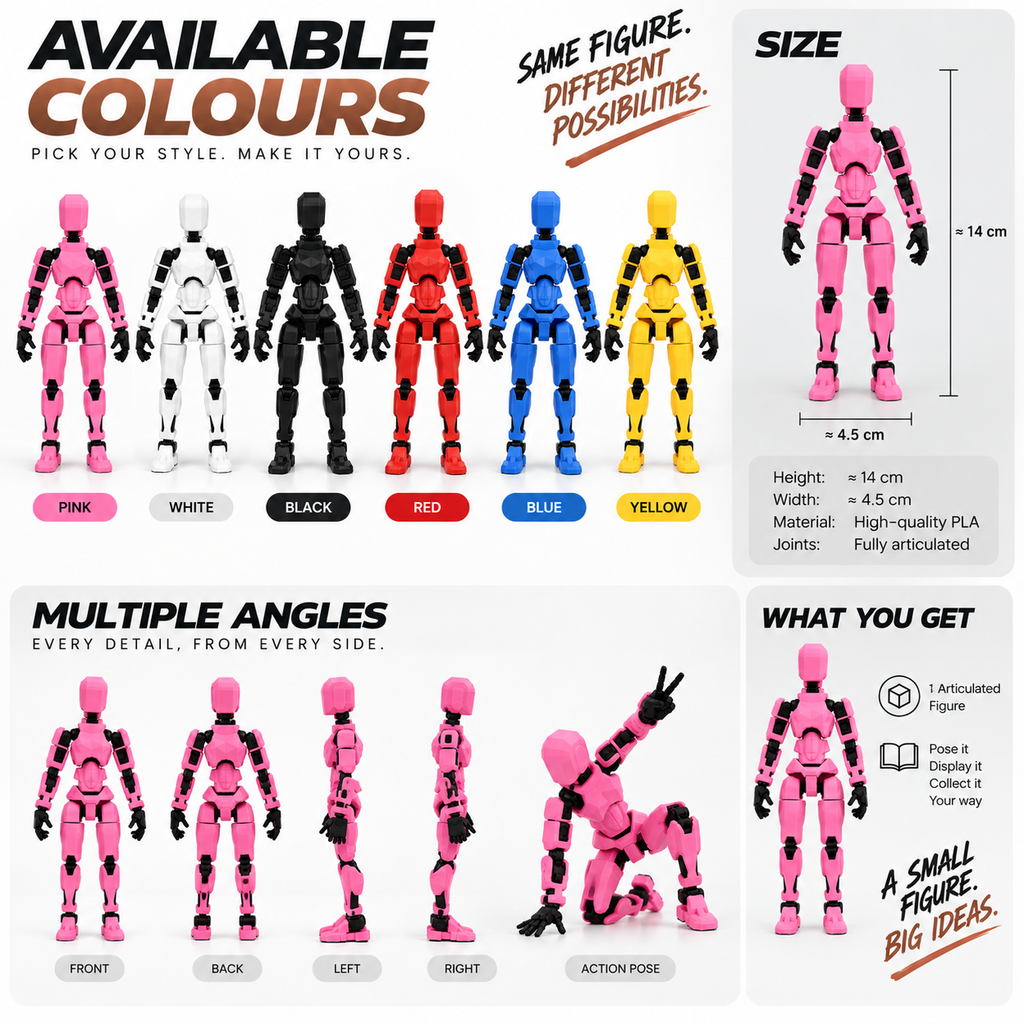 Articulated Poseable Robot Figure