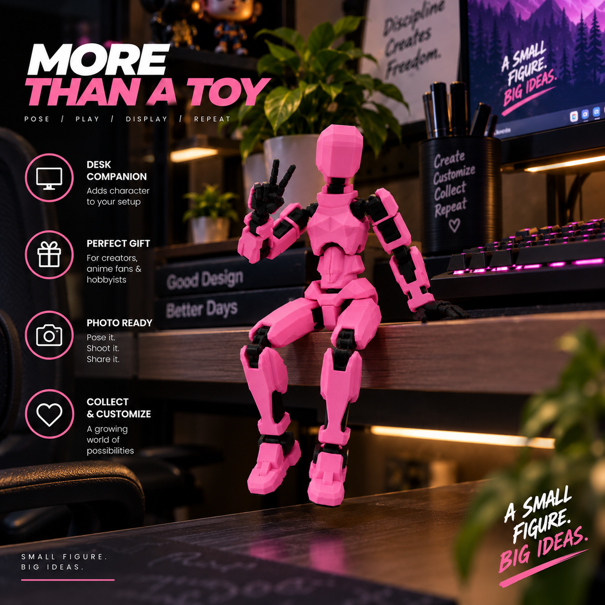 Articulated Poseable Robot Figure