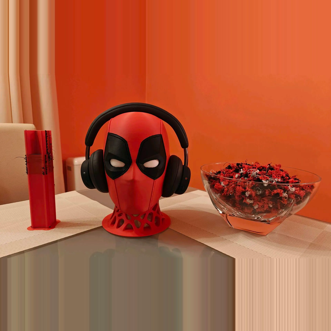 Deadpool Headphone Stand – Superhero Gaming Headset Holder & Desk Display