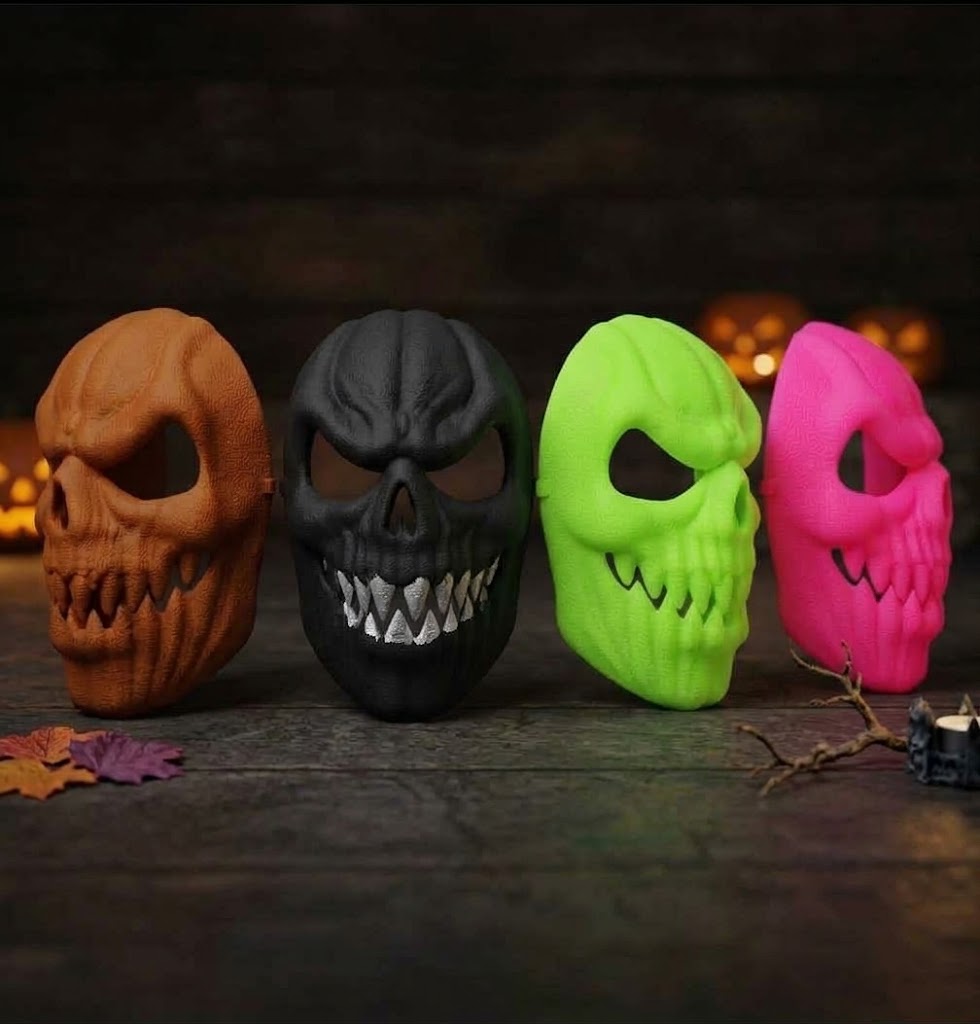 Halloween Evil Pumpkin Mask – Scary Jack-O’-Lantern Skull Costume Mask