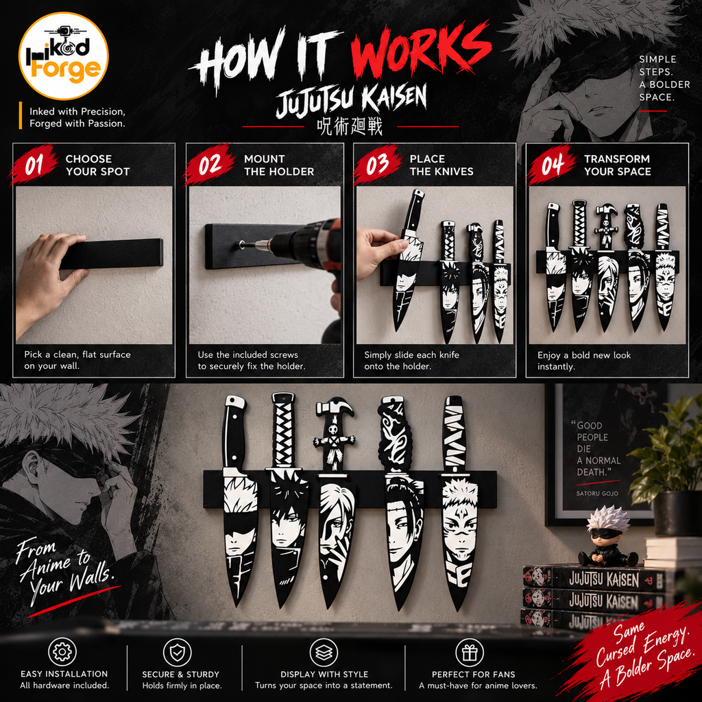 Jujutsu Kaisen Manga-Cut Wall Display Collection